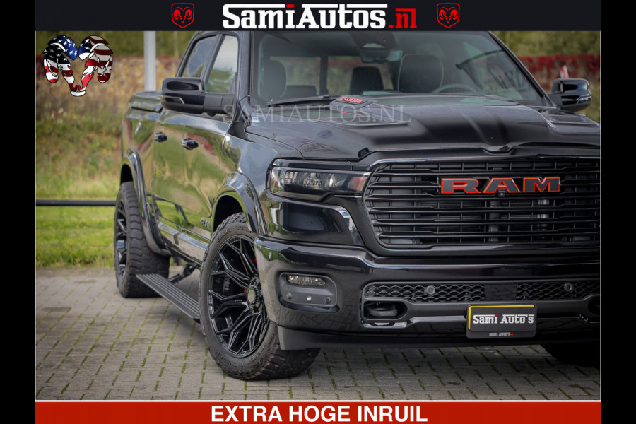 Dodge Ram 1500 Night Premium | Full Option | De Meest Luxe Pick-Up in zijn Klasse | Comfortabele Dubbele Cabine met Royale 5 Zitplaatsen | BPM vrij | Nu Leverbaar uit Voorraad | Voorraad Nr 2200 - 0886