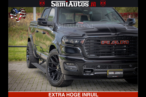 Dodge Ram 1500 Night Premium | Full Option | De Meest Luxe Pick-Up in zijn Klasse | Comfortabele Dubbele Cabine met Royale 5 Zitplaatsen | BPM vrij | Nu Leverbaar uit Voorraad | Voorraad Nr 2200 - 0886