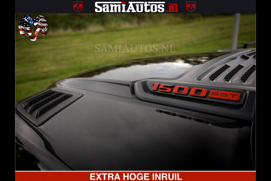 Dodge Ram 1500 Night Premium | Full Option | De Meest Luxe Pick-Up in zijn Klasse | Comfortabele Dubbele Cabine met Royale 5 Zitplaatsen | BPM vrij | Nu Leverbaar uit Voorraad | Voorraad Nr 2200 - 0886