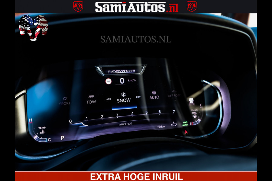 Dodge Ram 1500 Night Premium | Full Option | De Meest Luxe Pick-Up in zijn Klasse | Comfortabele Dubbele Cabine met Royale 5 Zitplaatsen | BPM vrij | Nu Leverbaar uit Voorraad | Voorraad Nr 2200 - 0886