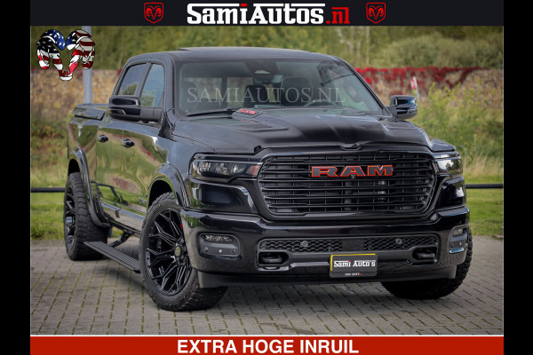 Dodge Ram 1500 Night Premium | Full Option | De Meest Luxe Pick-Up in zijn Klasse | Comfortabele Dubbele Cabine met Royale 5 Zitplaatsen | BPM vrij | Nu Leverbaar uit Voorraad | Voorraad Nr 2200 - 0886