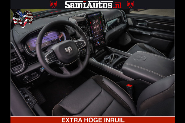 Dodge Ram 1500 Night Premium | Full Option | De Meest Luxe Pick-Up in zijn Klasse | Comfortabele Dubbele Cabine met Royale 5 Zitplaatsen | BPM vrij | Nu Leverbaar uit Voorraad | Voorraad Nr 2200 - 0886
