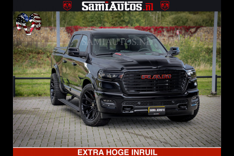 Dodge Ram 1500 Night Premium | Full Option | De Meest Luxe Pick-Up in zijn Klasse | Comfortabele Dubbele Cabine met Royale 5 Zitplaatsen | BPM vrij | Nu Leverbaar uit Voorraad | Voorraad Nr 2200 - 0886