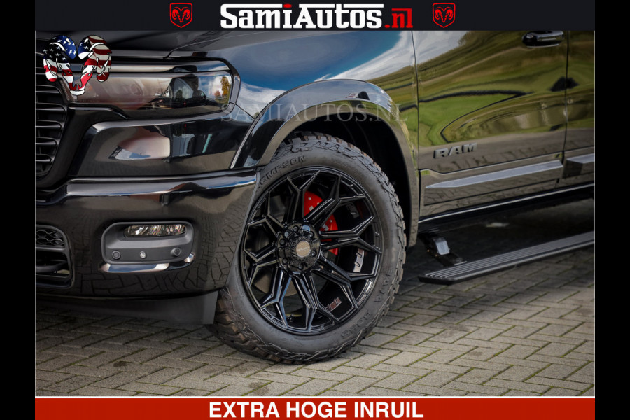 Dodge Ram 1500 Night Premium | Full Option | De Meest Luxe Pick-Up in zijn Klasse | Comfortabele Dubbele Cabine met Royale 5 Zitplaatsen | BPM vrij | Nu Leverbaar uit Voorraad | Voorraad Nr 2200 - 0886