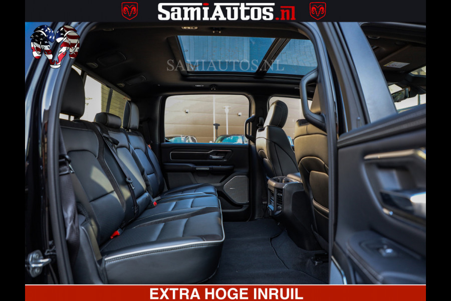 Dodge Ram 1500 Night Premium | Full Option | De Meest Luxe Pick-Up in zijn Klasse | Comfortabele Dubbele Cabine met Royale 5 Zitplaatsen | BPM vrij | Nu Leverbaar uit Voorraad | Voorraad Nr 2200 - 0886
