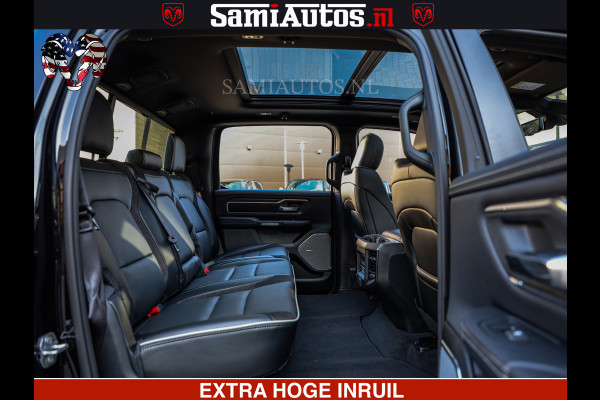 Dodge Ram 1500 Night Premium | Full Option | De Meest Luxe Pick-Up in zijn Klasse | Comfortabele Dubbele Cabine met Royale 5 Zitplaatsen | BPM vrij | Nu Leverbaar uit Voorraad | Voorraad Nr 2200 - 0886