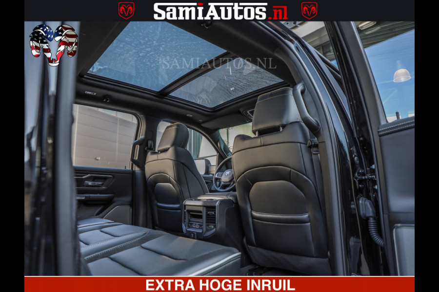 Dodge Ram 1500 Night Premium | Full Option | De Meest Luxe Pick-Up in zijn Klasse | Comfortabele Dubbele Cabine met Royale 5 Zitplaatsen | BPM vrij | Nu Leverbaar uit Voorraad | Voorraad Nr 2200 - 0886