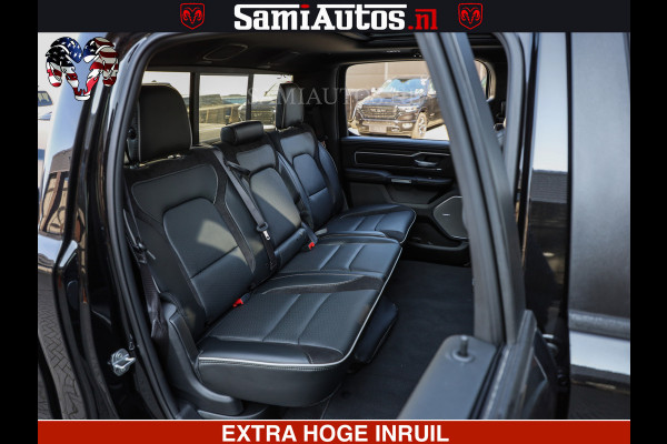 Dodge Ram 1500 Night Premium | Full Option | De Meest Luxe Pick-Up in zijn Klasse | Comfortabele Dubbele Cabine met Royale 5 Zitplaatsen | BPM vrij | Nu Leverbaar uit Voorraad | Voorraad Nr 2200 - 0886