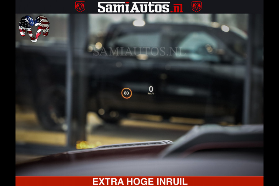 Dodge Ram 1500 Limited Night H.O 540HP 706Nm | Massage + Full Option | De Meest Luxe en Volle Pick-Up in zijn Klasse | Comfortabele Dubbele Cabine met Royale 5 Zitplaatsen | BPM vrij | Nu Leverbaar uit Voorraad | Voorraad Nr 2338 - 5404