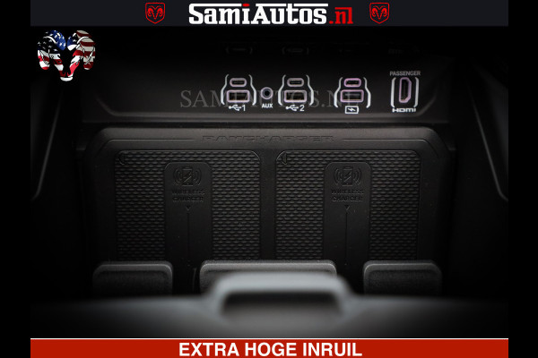 Dodge Ram 1500 Limited Night H.O 540HP 706Nm | Massage + Full Option | De Meest Luxe en Volle Pick-Up in zijn Klasse | Comfortabele Dubbele Cabine met Royale 5 Zitplaatsen | BPM vrij | Nu Leverbaar uit Voorraad | Voorraad Nr 2338 - 5404