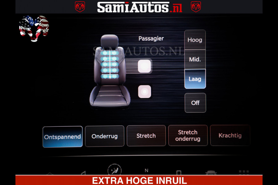 Dodge Ram 1500 Limited SPORT H.O 540HP 706Nm | Massage + Full Option | De Meest Luxe en Volle Pick-Up in zijn Klasse | Comfortabele Dubbele Cabine met Royale 5 Zitplaatsen | BPM vrij | Nu Leverbaar uit Voorraad | Voorraad Nr 2355 - 5149