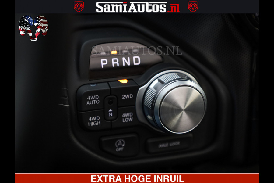 Dodge Ram 1500 Limited SPORT H.O 540HP 706Nm | Massage + Full Option | De Meest Luxe en Volle Pick-Up in zijn Klasse | Comfortabele Dubbele Cabine met Royale 5 Zitplaatsen | BPM vrij | Nu Leverbaar uit Voorraad | Voorraad Nr 2355 - 5149