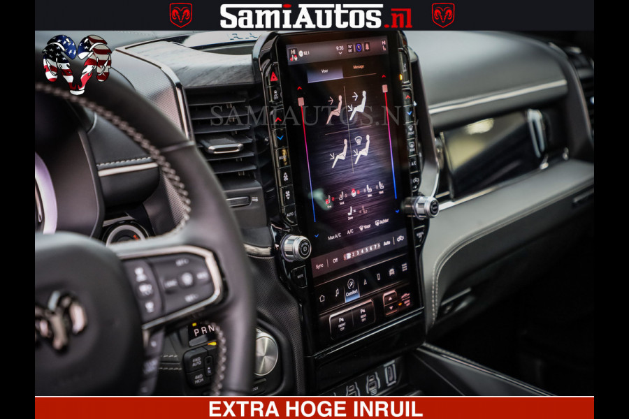 Dodge Ram 1500 Limited SPORT H.O 540HP 706Nm | Massage + Full Option | De Meest Luxe en Volle Pick-Up in zijn Klasse | Comfortabele Dubbele Cabine met Royale 5 Zitplaatsen | BPM vrij | Nu Leverbaar uit Voorraad | Voorraad Nr 2355 - 5149