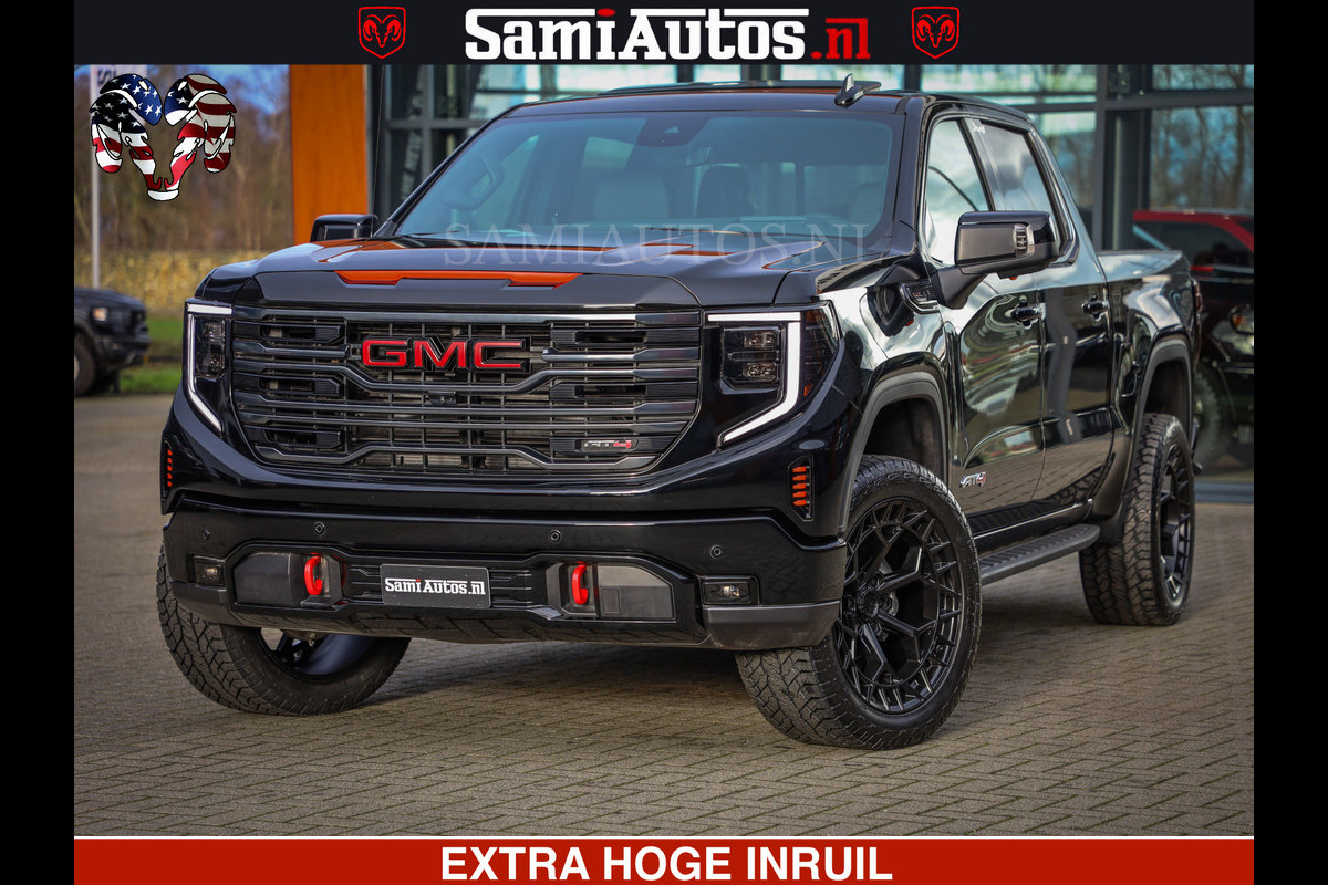 GMC Sierra AT4 6.2 V8 | Alle opties | VIRTUAL COCKPIT | DC | RAM DEALER NEDERLAND | Dubbele Cabine met Royale 5 Zitplaatsen | BPM vrij | Nu Leverbaar uit Voorraad | Voorraad Nr 238919 |