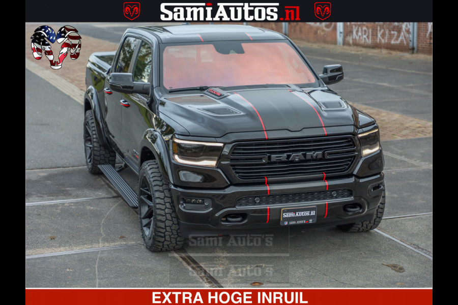Dodge Ram 1500 GT EDITION HULK TRX PACK | 5.7 HEMI V8 402PK | VIRTUAL COCKPIT | HEAD-UP | ADAPTIVE CRUISE | 360 CAMERA | VOLLE UITVOERING  Comfortabele Dubbele Cabine met Royale 5 Zitplaatsen |