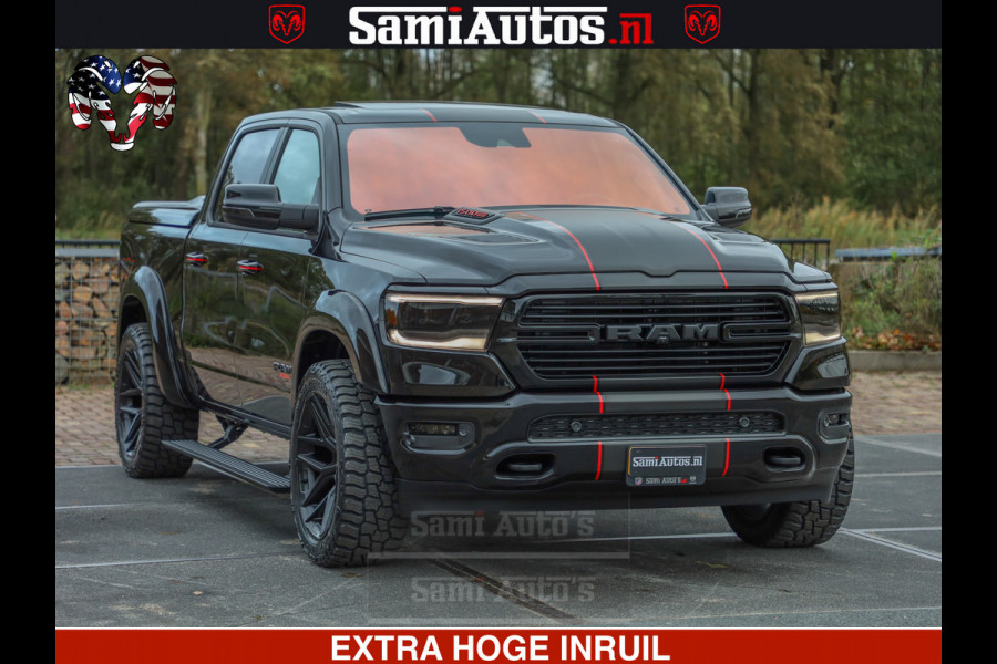 Dodge Ram 1500 GT EDITION HULK TRX PACK | 5.7 HEMI V8 402PK | VIRTUAL COCKPIT | HEAD-UP | ADAPTIVE CRUISE | 360 CAMERA | VOLLE UITVOERING  Comfortabele Dubbele Cabine met Royale 5 Zitplaatsen |