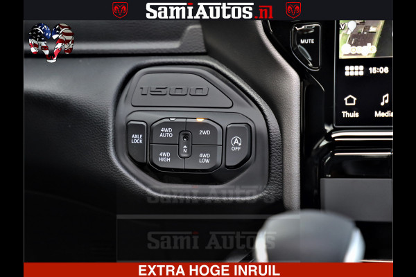 Dodge Ram 1500 GT EDITION HULK TRX PACK | 5.7 HEMI V8 402PK | VIRTUAL COCKPIT | HEAD-UP | ADAPTIVE CRUISE | 360 CAMERA | VOLLE UITVOERING  Comfortabele Dubbele Cabine met Royale 5 Zitplaatsen |
