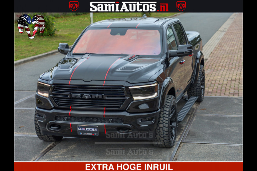 Dodge Ram 1500 GT EDITION HULK TRX PACK | 5.7 HEMI V8 402PK | VIRTUAL COCKPIT | HEAD-UP | ADAPTIVE CRUISE | 360 CAMERA | VOLLE UITVOERING  Comfortabele Dubbele Cabine met Royale 5 Zitplaatsen |