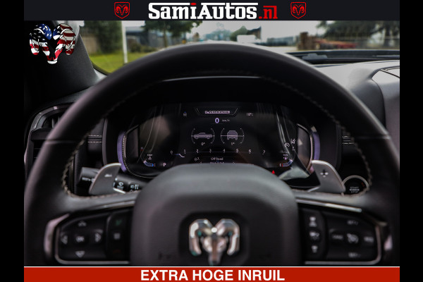 Dodge Ram 1500 GT EDITION HULK TRX PACK | 5.7 HEMI V8 402PK | VIRTUAL COCKPIT | HEAD-UP | ADAPTIVE CRUISE | 360 CAMERA | VOLLE UITVOERING  Comfortabele Dubbele Cabine met Royale 5 Zitplaatsen |