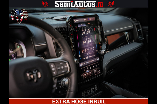 Dodge Ram 1500 Limited Night H.O 540HP 706Nm | Massage + Full Option | De Meest Luxe en Volle Pick-Up in zijn Klasse | Comfortabele Dubbele Cabine met Royale 5 Zitplaatsen | BPM vrij | Nu Leverbaar uit Voorraad | Voorraad Nr 2370 - 5411