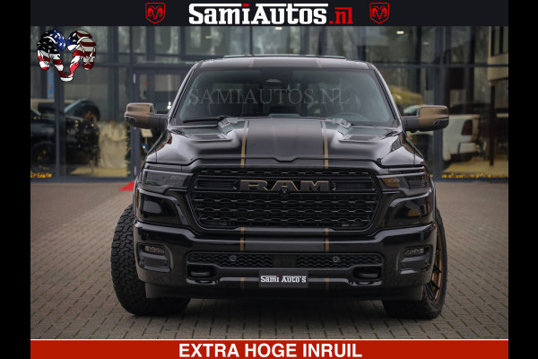 Dodge Ram 1500 Limited Night H.O 540HP 706Nm | Massage + Full Option | De Meest Luxe en Volle Pick-Up in zijn Klasse | Comfortabele Dubbele Cabine met Royale 5 Zitplaatsen | BPM vrij | Nu Leverbaar uit Voorraad | Voorraad Nr 2370 - 5411