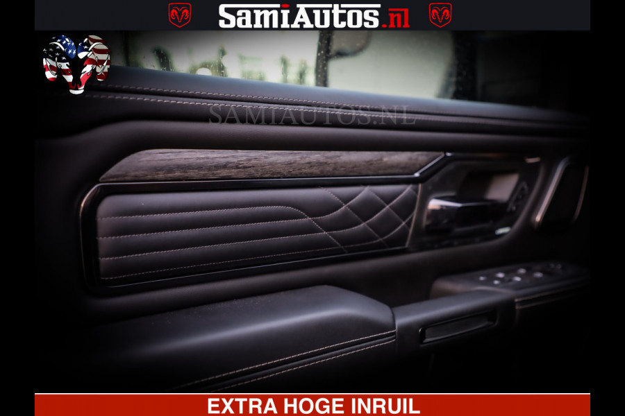 Dodge Ram 1500 Limited Night H.O 540HP 706Nm | Massage + Full Option | De Meest Luxe en Volle Pick-Up in zijn Klasse | Comfortabele Dubbele Cabine met Royale 5 Zitplaatsen | BPM vrij | Nu Leverbaar uit Voorraad | Voorraad Nr 2370 - 5411