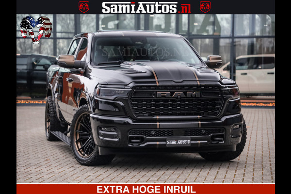 Dodge Ram 1500 Limited Night H.O 540HP 706Nm | Massage + Full Option | De Meest Luxe en Volle Pick-Up in zijn Klasse | Comfortabele Dubbele Cabine met Royale 5 Zitplaatsen | BPM vrij | Nu Leverbaar uit Voorraad | Voorraad Nr 2370 - 5411