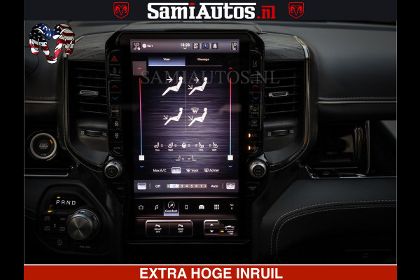 Dodge Ram 1500 Limited Night H.O 540HP 706Nm | Massage + Full Option | De Meest Luxe en Volle Pick-Up in zijn Klasse | Comfortabele Dubbele Cabine met Royale 5 Zitplaatsen | BPM vrij | Nu Leverbaar uit Voorraad | Voorraad Nr 2370 - 5411