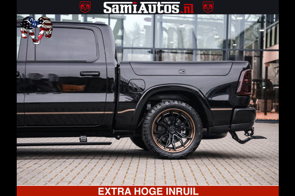 Dodge Ram 1500 Limited Night H.O 540HP 706Nm | Massage + Full Option | De Meest Luxe en Volle Pick-Up in zijn Klasse | Comfortabele Dubbele Cabine met Royale 5 Zitplaatsen | BPM vrij | Nu Leverbaar uit Voorraad | Voorraad Nr 2370 - 5411