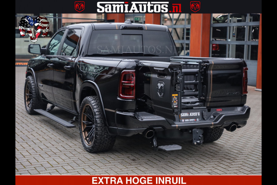 Dodge Ram 1500 Limited Night H.O 540HP 706Nm | Massage + Full Option | De Meest Luxe en Volle Pick-Up in zijn Klasse | Comfortabele Dubbele Cabine met Royale 5 Zitplaatsen | BPM vrij | Nu Leverbaar uit Voorraad | Voorraad Nr 2370 - 5411