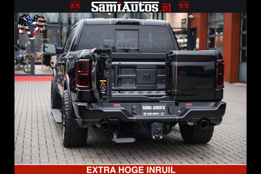Dodge Ram 1500 Limited Night H.O 540HP 706Nm | Massage + Full Option | De Meest Luxe en Volle Pick-Up in zijn Klasse | Comfortabele Dubbele Cabine met Royale 5 Zitplaatsen | BPM vrij | Nu Leverbaar uit Voorraad | Voorraad Nr 2370 - 5411