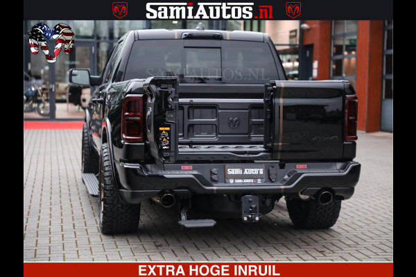 Dodge Ram 1500 Limited Night H.O 540HP 706Nm | Massage + Full Option | De Meest Luxe en Volle Pick-Up in zijn Klasse | Comfortabele Dubbele Cabine met Royale 5 Zitplaatsen | BPM vrij | Nu Leverbaar uit Voorraad | Voorraad Nr 2370 - 5411
