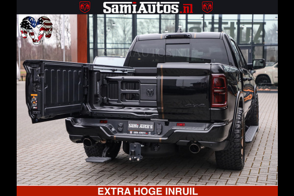 Dodge Ram 1500 Limited Night H.O 540HP 706Nm | Massage + Full Option | De Meest Luxe en Volle Pick-Up in zijn Klasse | Comfortabele Dubbele Cabine met Royale 5 Zitplaatsen | BPM vrij | Nu Leverbaar uit Voorraad | Voorraad Nr 2370 - 5411