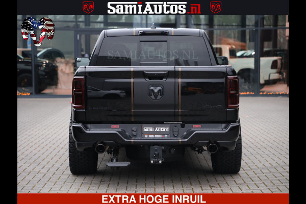 Dodge Ram 1500 Limited Night H.O 540HP 706Nm | Massage + Full Option | De Meest Luxe en Volle Pick-Up in zijn Klasse | Comfortabele Dubbele Cabine met Royale 5 Zitplaatsen | BPM vrij | Nu Leverbaar uit Voorraad | Voorraad Nr 2370 - 5411