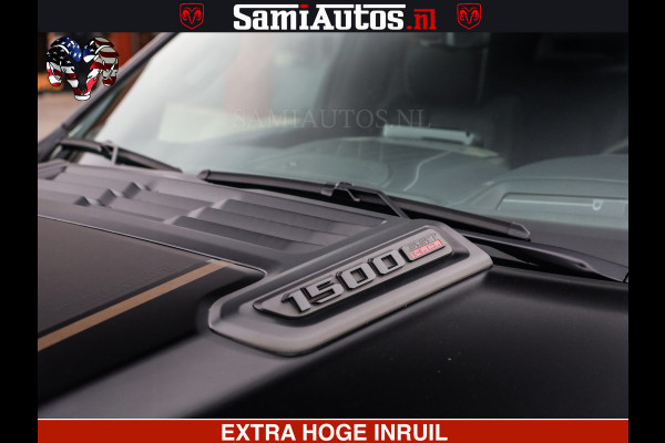 Dodge Ram 1500 Limited Night H.O 540HP 706Nm | Massage + Full Option | De Meest Luxe en Volle Pick-Up in zijn Klasse | Comfortabele Dubbele Cabine met Royale 5 Zitplaatsen | BPM vrij | Nu Leverbaar uit Voorraad | Voorraad Nr 2370 - 5411