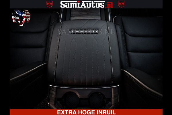 Dodge Ram 1500 Limited H.O 540HP 706Nm | Massage + Full Option | De Meest Luxe en Volle Pick-Up in zijn Klasse | Comfortabele Dubbele Cabine met Royale 5 Zitplaatsen | BPM vrij | Nu Leverbaar uit Voorraad | Voorraad Nr 2304 - 8540