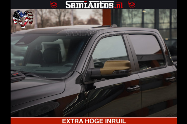Dodge Ram 1500 Limited Night H.O 540HP 706Nm | Massage + Full Option | De Meest Luxe en Volle Pick-Up in zijn Klasse | Comfortabele Dubbele Cabine met Royale 5 Zitplaatsen | BPM vrij | Nu Leverbaar uit Voorraad | Voorraad Nr 2323 - 5168