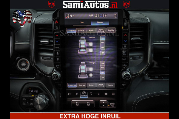 Dodge Ram 1500 Limited Night H.O 540HP 706Nm | Massage + Full Option | De Meest Luxe en Volle Pick-Up in zijn Klasse | Comfortabele Dubbele Cabine met Royale 5 Zitplaatsen | BPM vrij | Nu Leverbaar uit Voorraad | Voorraad Nr 2323 - 5168
