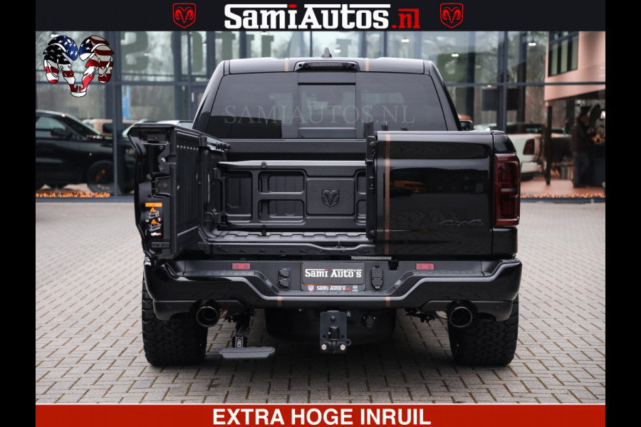 Dodge Ram 1500 Limited Night H.O 540HP 706Nm | Massage + Full Option | De Meest Luxe en Volle Pick-Up in zijn Klasse | Comfortabele Dubbele Cabine met Royale 5 Zitplaatsen | BPM vrij | Nu Leverbaar uit Voorraad | Voorraad Nr 2323 - 5168