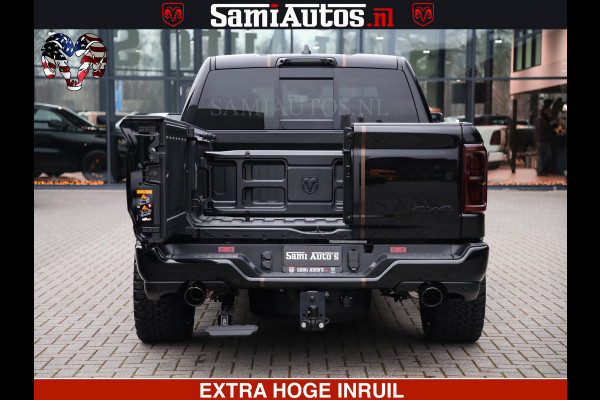 Dodge Ram 1500 Limited Night H.O 540HP 706Nm | Massage + Full Option | De Meest Luxe en Volle Pick-Up in zijn Klasse | Comfortabele Dubbele Cabine met Royale 5 Zitplaatsen | BPM vrij | Nu Leverbaar uit Voorraad | Voorraad Nr 2323 - 5168