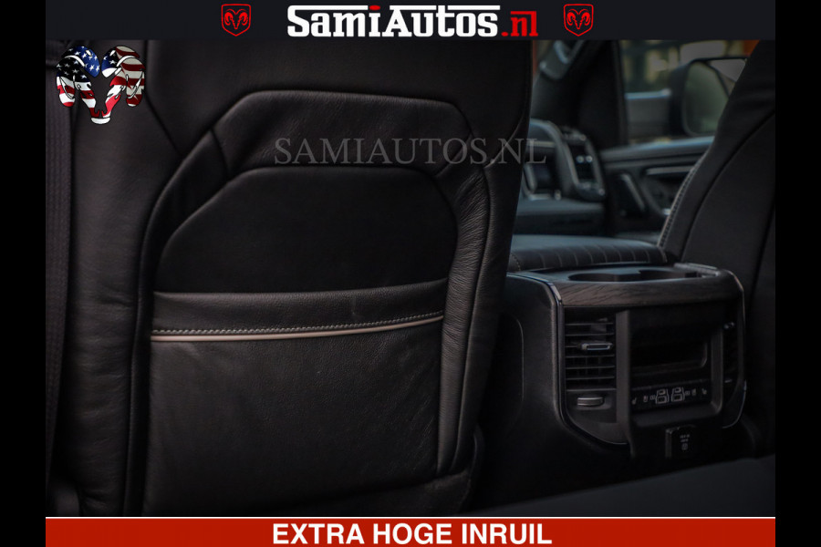 Dodge Ram 1500 Limited Night H.O 540HP 706Nm | Massage + Full Option | De Meest Luxe en Volle Pick-Up in zijn Klasse | Comfortabele Dubbele Cabine met Royale 5 Zitplaatsen | BPM vrij | Nu Leverbaar uit Voorraad | Voorraad Nr 2323 - 5168