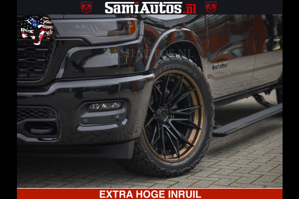 Dodge Ram 1500 Limited Night H.O 540HP 706Nm | Massage + Full Option | De Meest Luxe en Volle Pick-Up in zijn Klasse | Comfortabele Dubbele Cabine met Royale 5 Zitplaatsen | BPM vrij | Nu Leverbaar uit Voorraad | Voorraad Nr 2323 - 5168