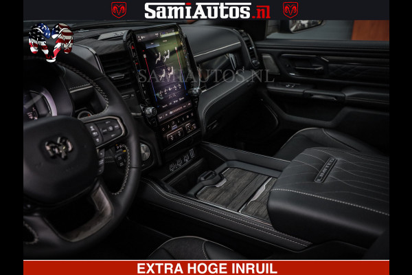 Dodge Ram 1500 Limited Night H.O 540HP 706Nm | Massage + Full Option | De Meest Luxe en Volle Pick-Up in zijn Klasse | Comfortabele Dubbele Cabine met Royale 5 Zitplaatsen | BPM vrij | Nu Leverbaar uit Voorraad | Voorraad Nr 2323 - 5168