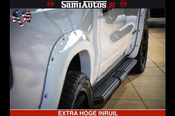 Dodge Ram 1500 GEEN MEERPRIJS | ALL IN | HELLCAT WHEELS | WIDE BODY | Laramie Night | 420Pk 636 Nn | Extra Groot Scherm + Passagiers Scher Comfortabele Dubbele Cabine met Royale 5 Zitplaatsen | Nu Leverbaar uit Voorraad | Voorraad Nr 2223 - 5047