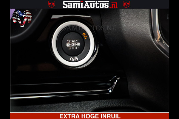 Dodge Ram 1500 GEEN MEERPRIJS | ALL IN | HELLCAT WHEELS | WIDE BODY | Laramie Night | 420Pk 636 Nn | Extra Groot Scherm + Passagiers Scher Comfortabele Dubbele Cabine met Royale 5 Zitplaatsen | Nu Leverbaar uit Voorraad | Voorraad Nr 2223 - 5047