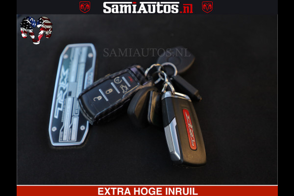 Dodge Ram 1500 TRX OLEA GREEN HELLCAT 6.2 V8 712PK | CARBON PACK | RODE STIKSELS | BOM VOL | 4PLAY WHEELS | DUBBELE CABINE | 5 PERSOONS DC | DE MOOISTE VAN NL |