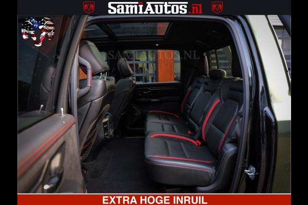 Dodge Ram 1500 TRX OLEA GREEN HELLCAT 6.2 V8 712PK | CARBON PACK | RODE STIKSELS | BOM VOL | 4PLAY WHEELS | DUBBELE CABINE | 5 PERSOONS DC | DE MOOISTE VAN NL |