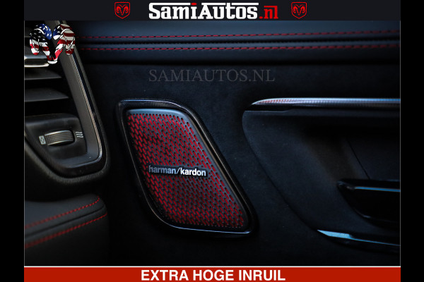 Dodge Ram 1500 TRX OLEA GREEN HELLCAT 6.2 V8 712PK | CARBON PACK | RODE STIKSELS | BOM VOL | 4PLAY WHEELS | DUBBELE CABINE | 5 PERSOONS DC | DE MOOISTE VAN NL |