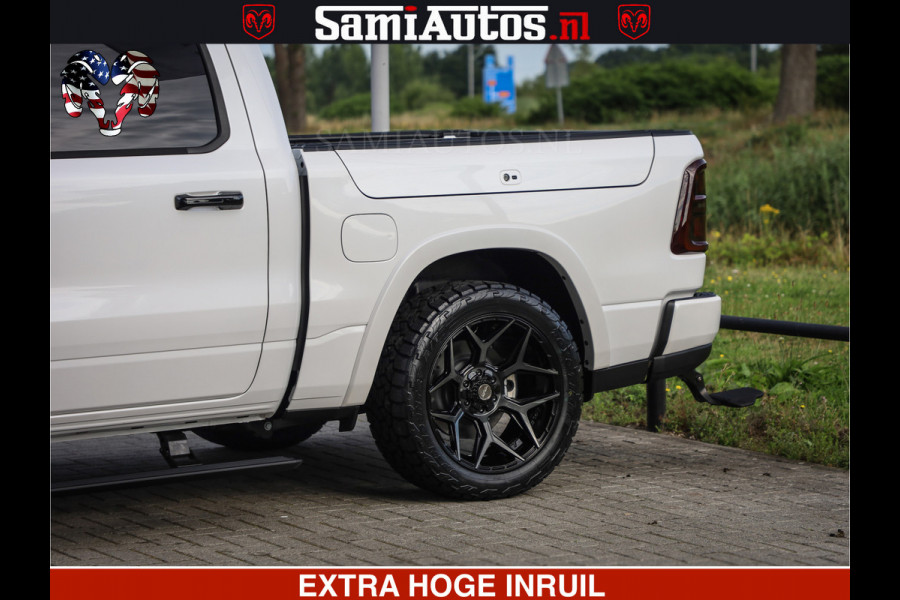 Dodge Ram 1500 Limited Night High Output 540HP 706Nm | Massage + Full Option | De Meest Luxe en Volle Pick-Up in zijn Klasse | Comfortabele Dubbele Cabine met Royale 5 Zitplaatsen | BPM vrij | Nu Leverbaar uit Voorraad | Voorraad Nr 2336 - 7700