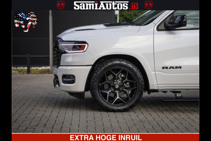 Dodge Ram 1500 Limited Night High Output 540HP 706Nm | Massage + Full Option | De Meest Luxe en Volle Pick-Up in zijn Klasse | Comfortabele Dubbele Cabine met Royale 5 Zitplaatsen | BPM vrij | Nu Leverbaar uit Voorraad | Voorraad Nr 2336 - 7700